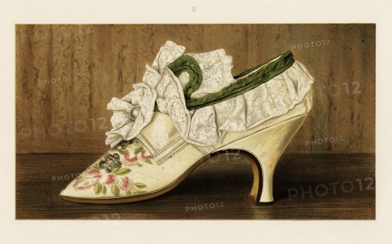 Miss Langley's Shoe, 1885.  Creator: Unknown.