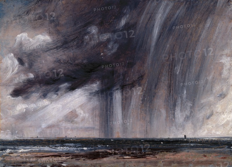 Rainstorm over the Sea, c1824-28. Creator: John Constable.