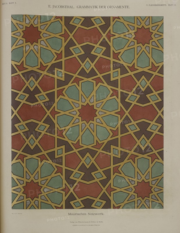 Moorish network, 1874. Creator: Unknown.