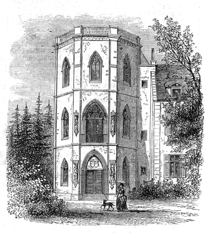 Commemorative Tower at the Castle of Stein, Nassau, 1872. Creator: Unknown.