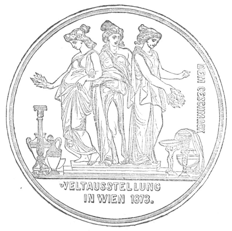 Medals for the Vienna Exhibition: for Good Taste, 1872. Creator: Unknown.