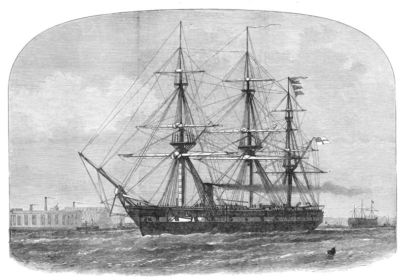 H. M. S. Challenger, 1872. Creator: Unknown.