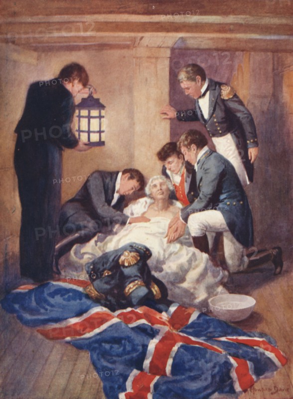 'The Death of Nelson', 1925. Creator: Howard Davie.
