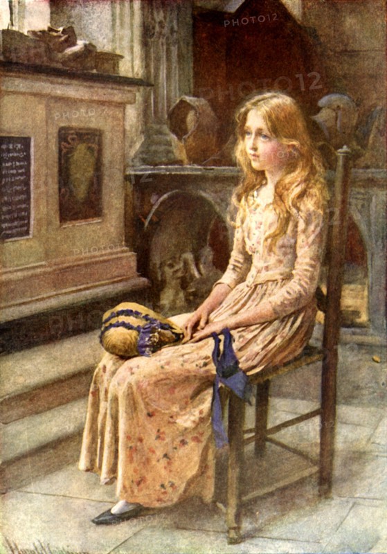 'Little Nell, from "Little Nell and her Grandfather"', c1900.  Creator: Harold Copping.