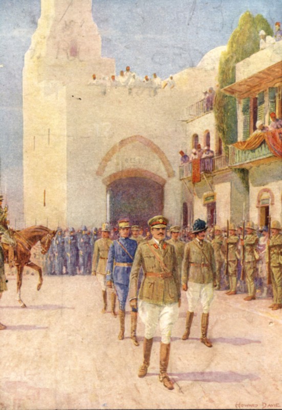 'Lord Allenby Entering Jerusalem', c1929.  Creators: Howard Davie, Harry Payne.