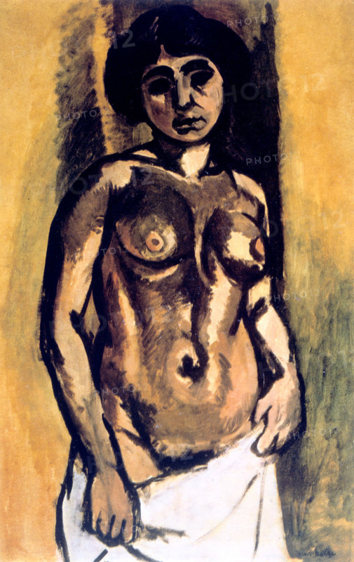 'Nude. Black and Gold', 1908.  Creator: Henri Matisse.