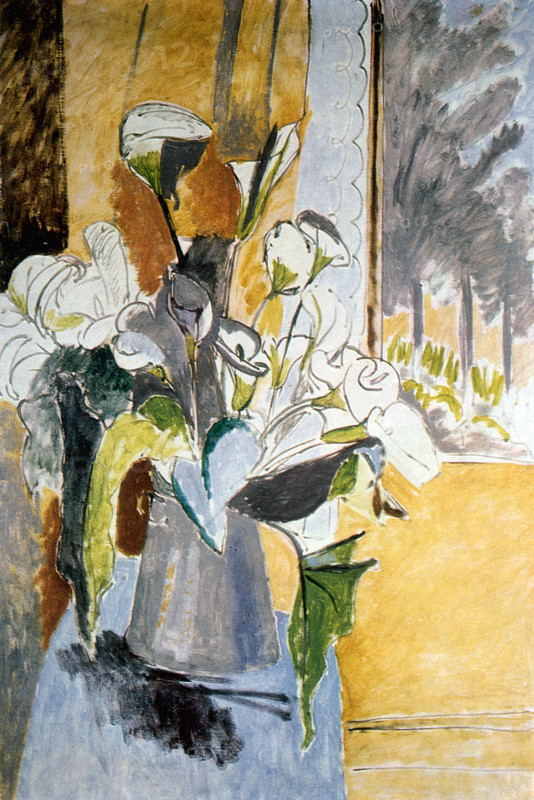 'Bouquet of Flowers on a Veranda', 1912-1913. Creator: Henri Matisse.