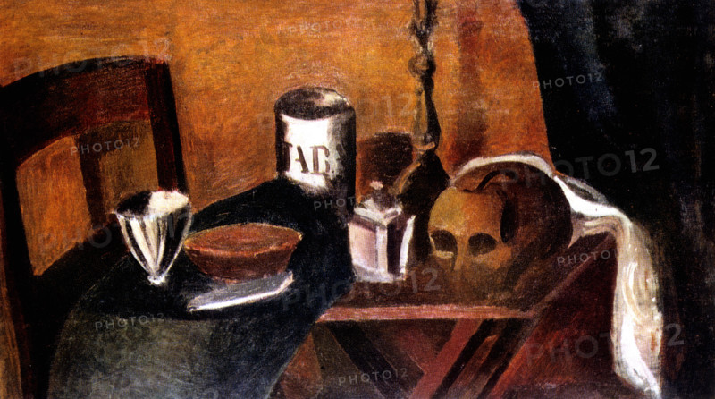 'Still Life with a Skull', 1912. Creator: Andre Derain.