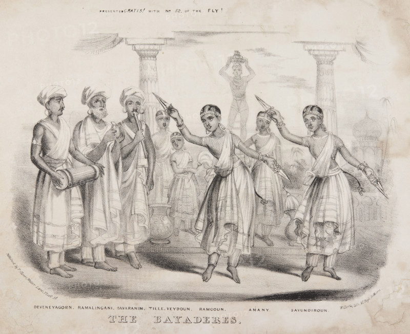'The Bayaderes', 1838. Creator: W Clerk.