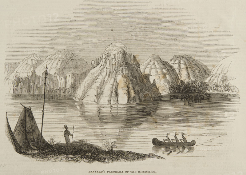 Banvard's Panorama of the Mississippi, 1848. Creator: Unknown.