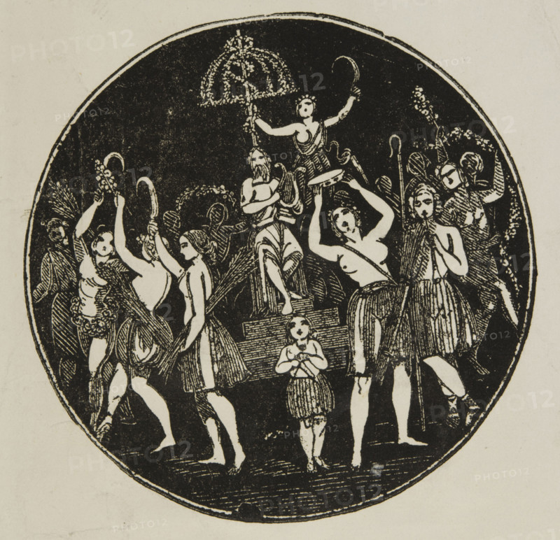 Professor Kist's Poses Plastiques and Tableaux Vivans at the Egyptian Hall, Piccadilly, 1846.  Creator: Unknown.