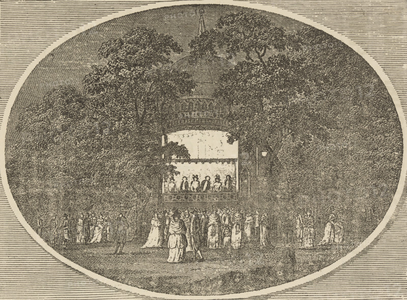 Old Vauxhall Gardens from Mr J. F. Bursill's 'Lambeth Collection', 1892. Creator: Unknown.