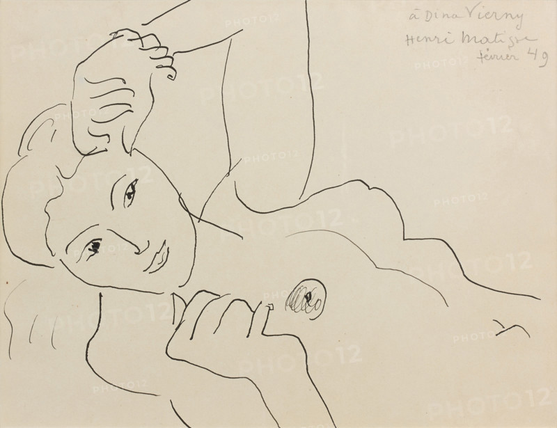 Dina Vierny, 1941. Creator: Henri Matisse.