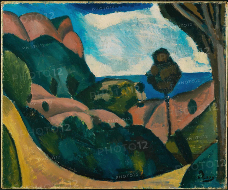 Landscape near Cassis, 1907. Creator: Andre Derain.