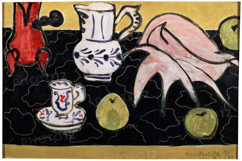 'Still Life with a Seashell on Black Marble', 1940.  Creator: Henri Matisse.
