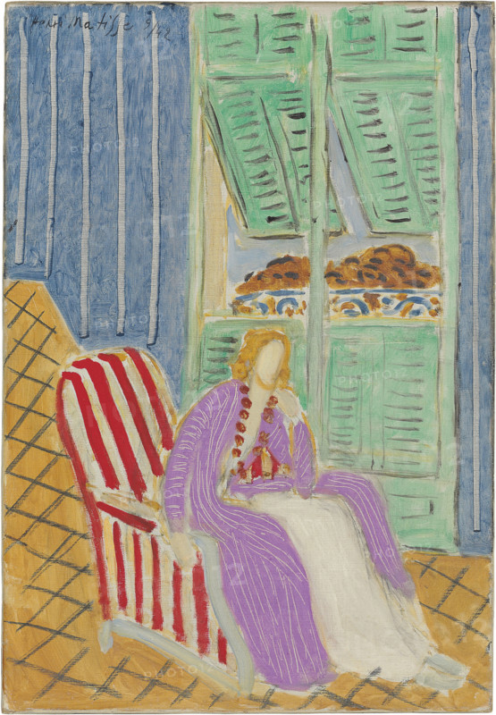 La robe violette, 1942. Creator: Henri Matisse.