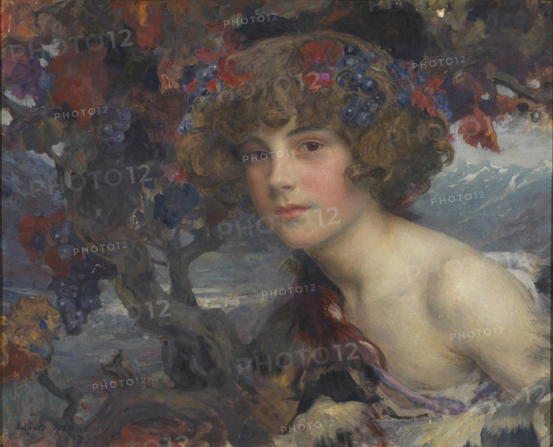Portrait of Roger Alexandre Guy, Count Colonna-Walewski, 1917. Creator: Edgard Maxence.