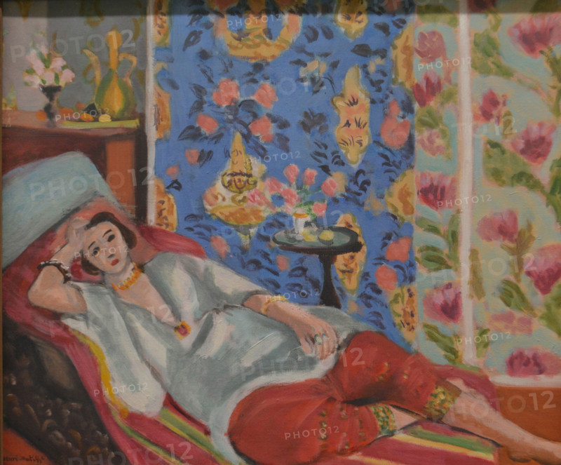 Odalisque in Red Trousers, early-mid 20th century.  Creator: Henri Matisse.