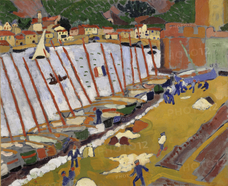 Suburb of Collioure, 1905. Creator: Andre Derain.