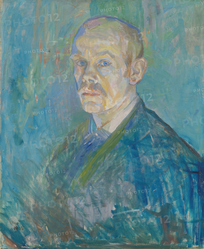 Self-Portrait, 1905. Creator: Oluf Wold-Torne.