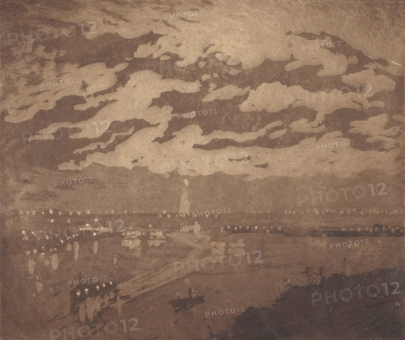 The Bay, New York, 1922. Creator: Joseph Pennell.