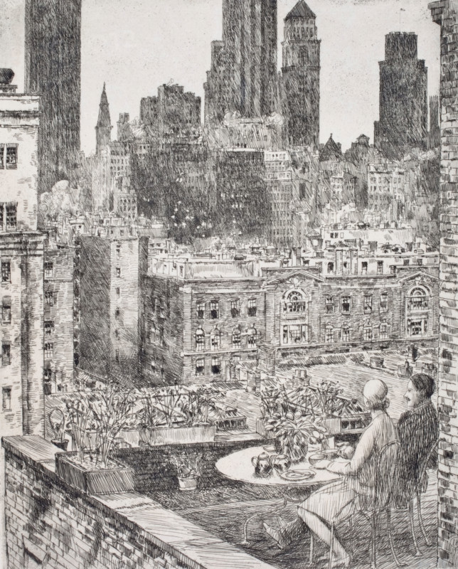 New York Spring 1931, 1931. Creator: Frederick Childe Hassam.