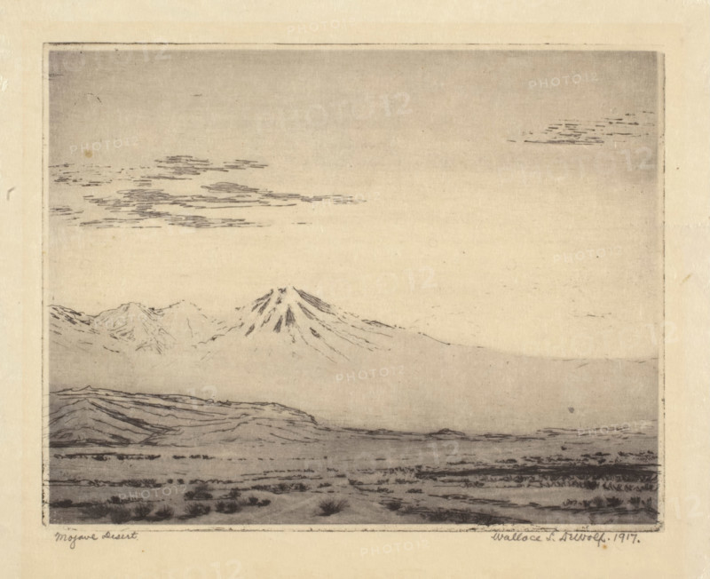 Mojave Desert, 1917. Creator: Wallace Leroy DeWolf.