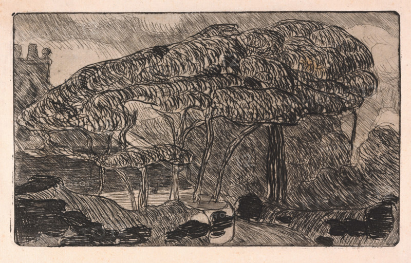 L'Orage (The Storm), 1893. Creator: Armand Seguin.