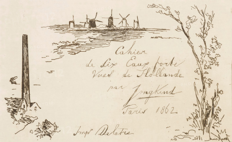 Title-page, 1862. Creator: Johan Barthold Jongkind.