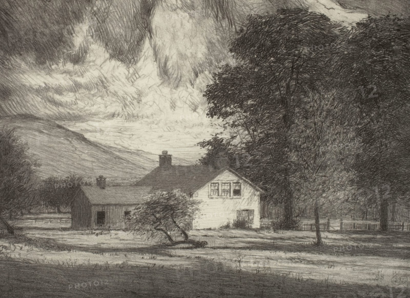 My House, 1921. Creator: Bolton Coit Brown.