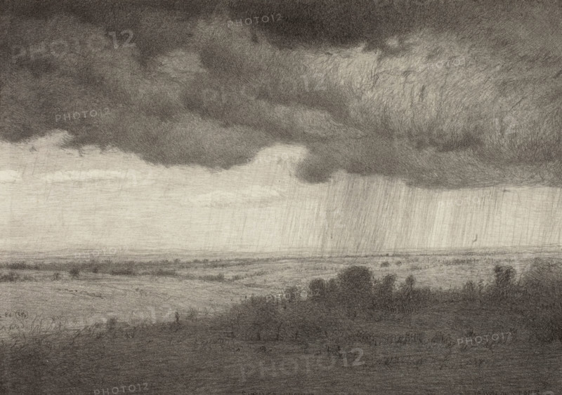 Summer Shower, 1921. Creator: Bolton Coit Brown.