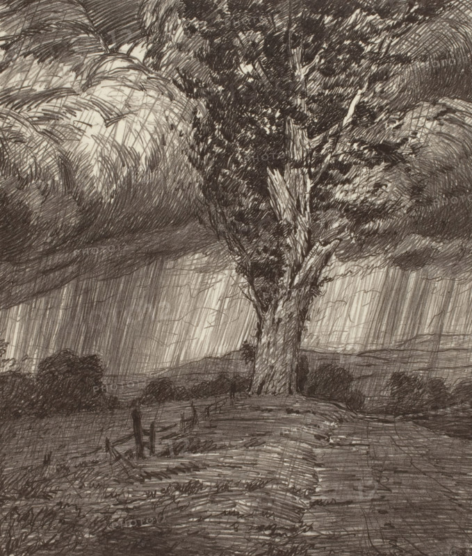 Storm, 1923. Creator: Bolton Coit Brown.