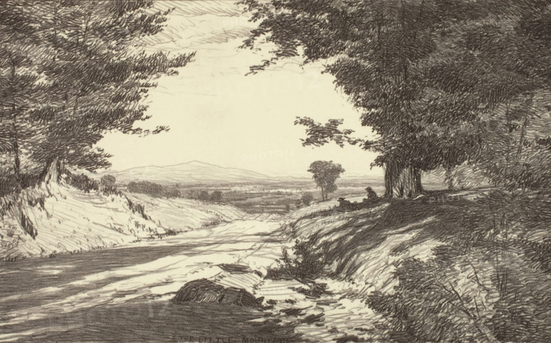 The Little Mountain, 1924. Creator: Bolton Coit Brown.