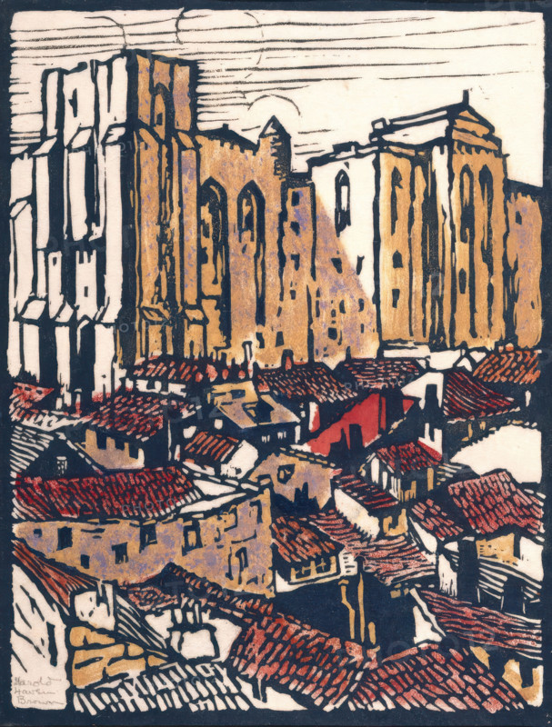 Avignon-Pope's Palace, c1900-1932. Creator: Harold Haven Brown.