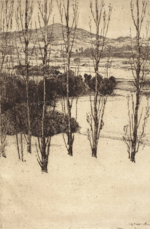 The Mountain, 1920. Creator: Charles Adam Platt.