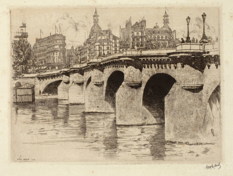 Pont Neuf, No. 2, c1900-1938. Creator: George Charles Aid.