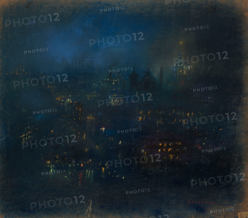 Baltimore Nocturne, c1900-1946. Creator: Glen Cooper Henshaw.