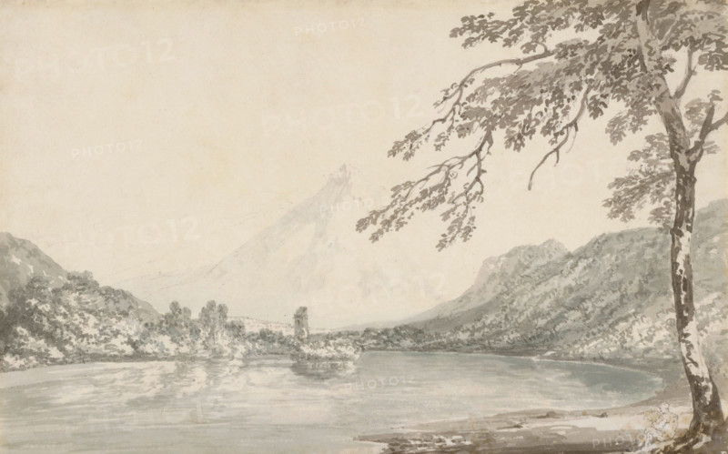 On the Aar between Unterseen and Lake of Brienz, 1794-1797. Creators: JMW Turner, Thomas Girtin.