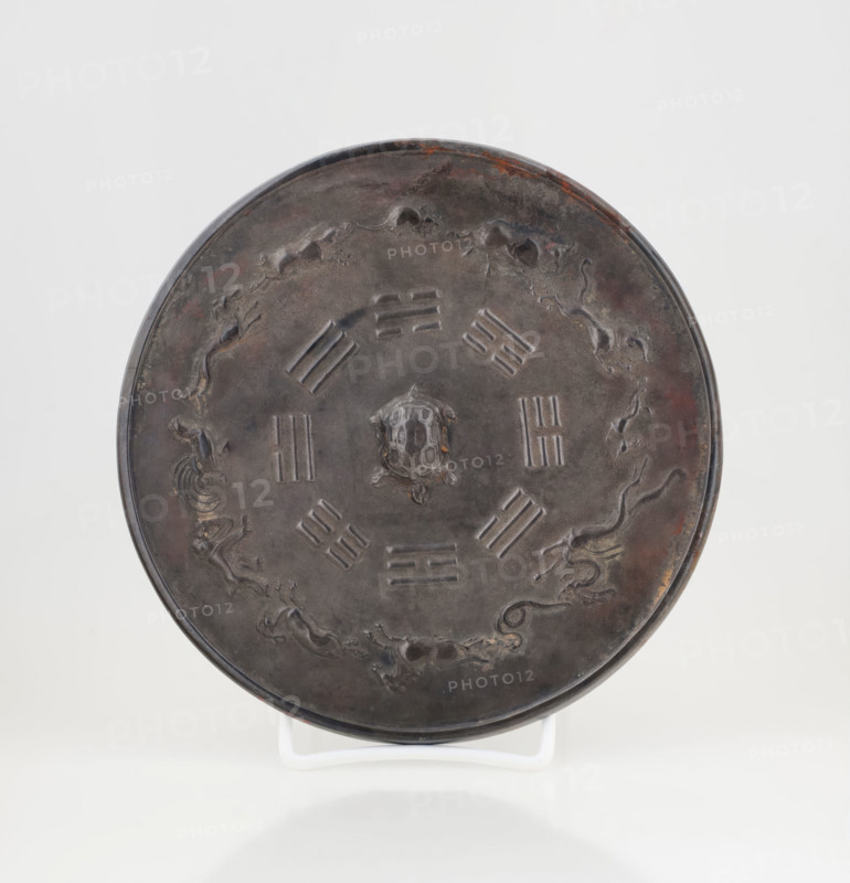 Mirror with zodiac and trigram designs, Song dynasty (960-1279). Creator: Unknown.