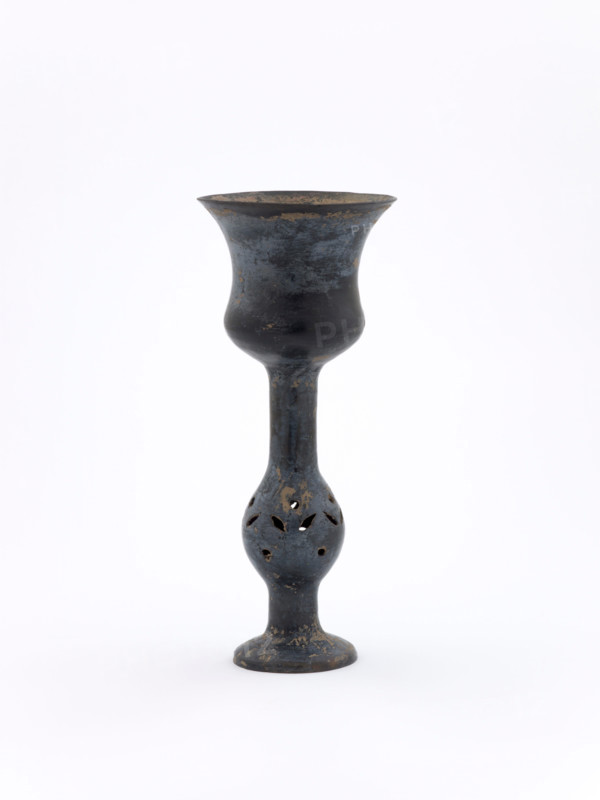 Stem cup with pierced bulbous stem, about 2500 B.C.E.. Creator: Unknown.