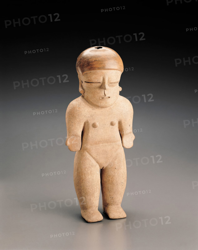 Standing female figure, 300 BCE-500 CE. Creator: Unknown.