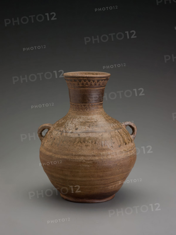 Jar with combed design, about 50. Creator: Unknown.