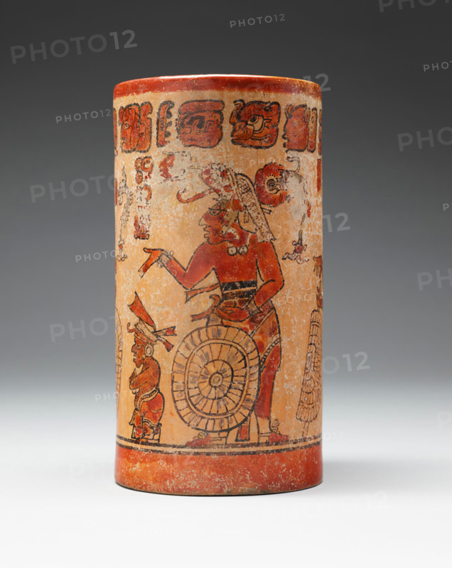 Cacao vase, 600-900. Creator: Unknown.