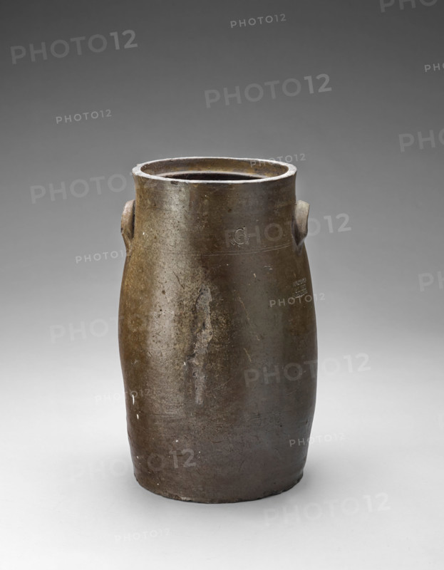 Churn, 1854 - about 1860. Creator: Uhl Pottery.
