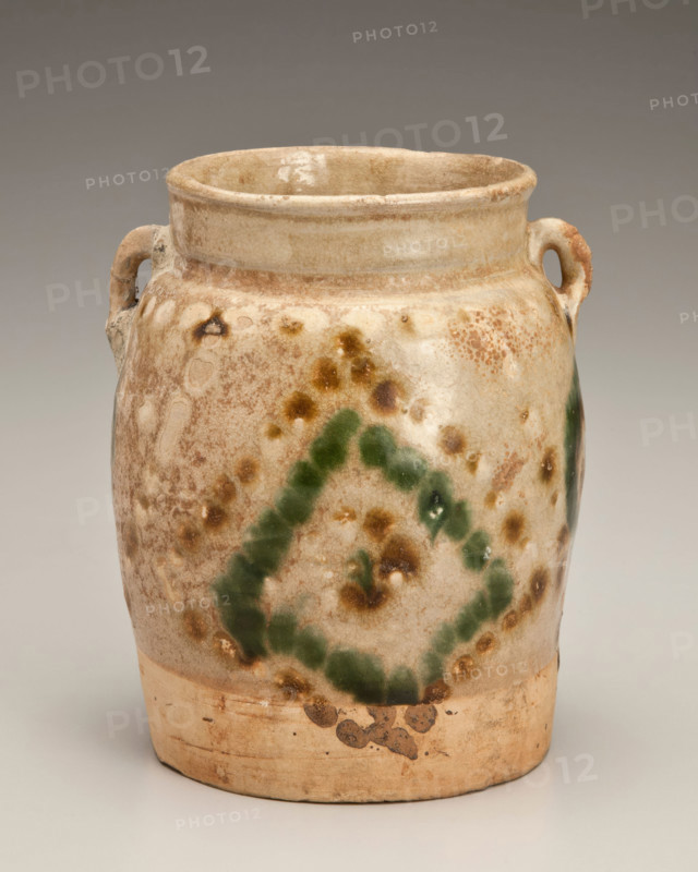 Jar with diamond design, about 800. Creator: Unknown.