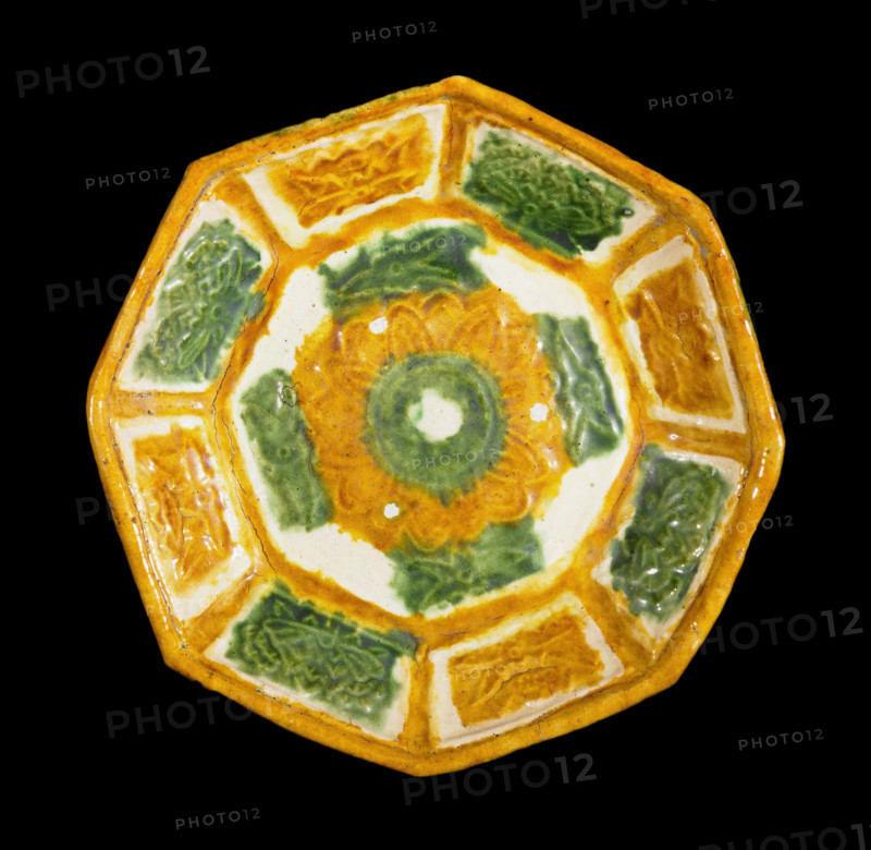 Octagonal dish, 907-1125. Creator: Unknown.