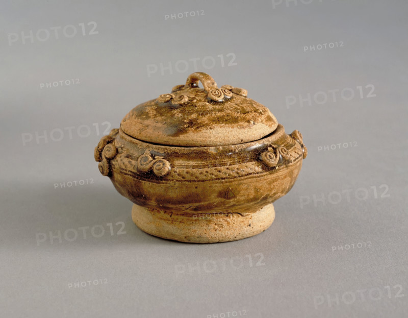 Small container with cover, 700s B.C.E.. Creator: Unknown.