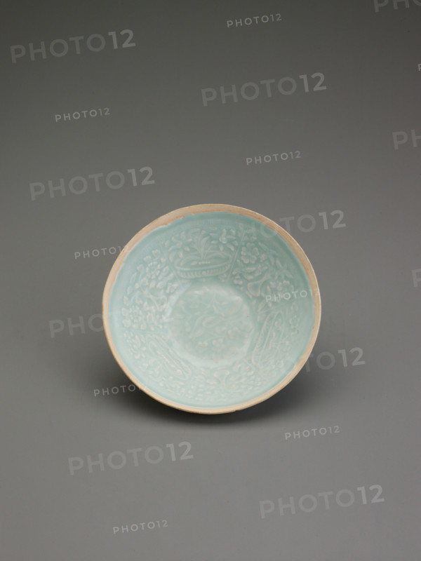 Bowl with still life designs, about 1200. Creator: Unknown.