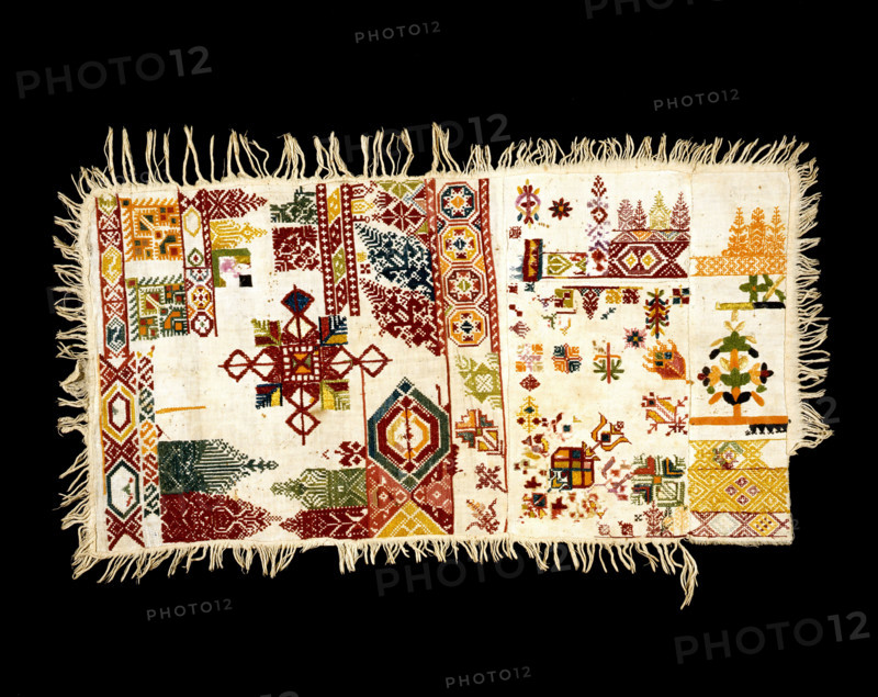 Embroidery Sampler (Chelliga), mid-19th century. Creator: Unknown.