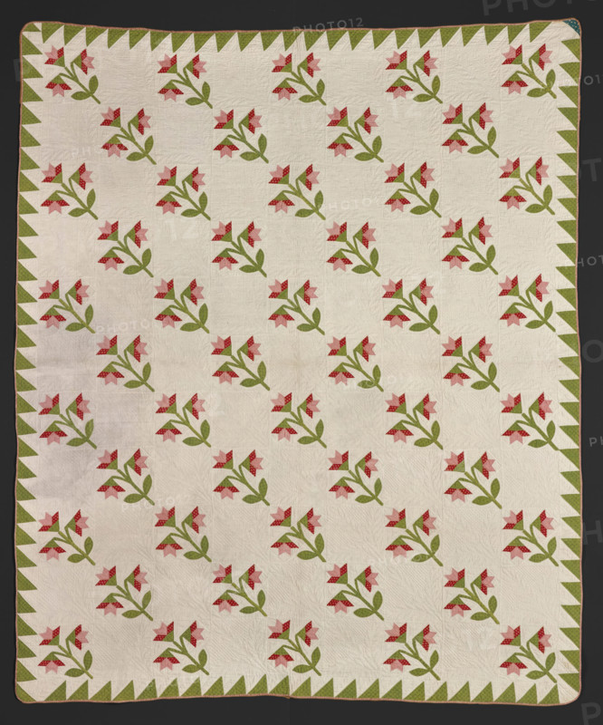 Quilt (Lily), about 1850. Creator: Unknown.